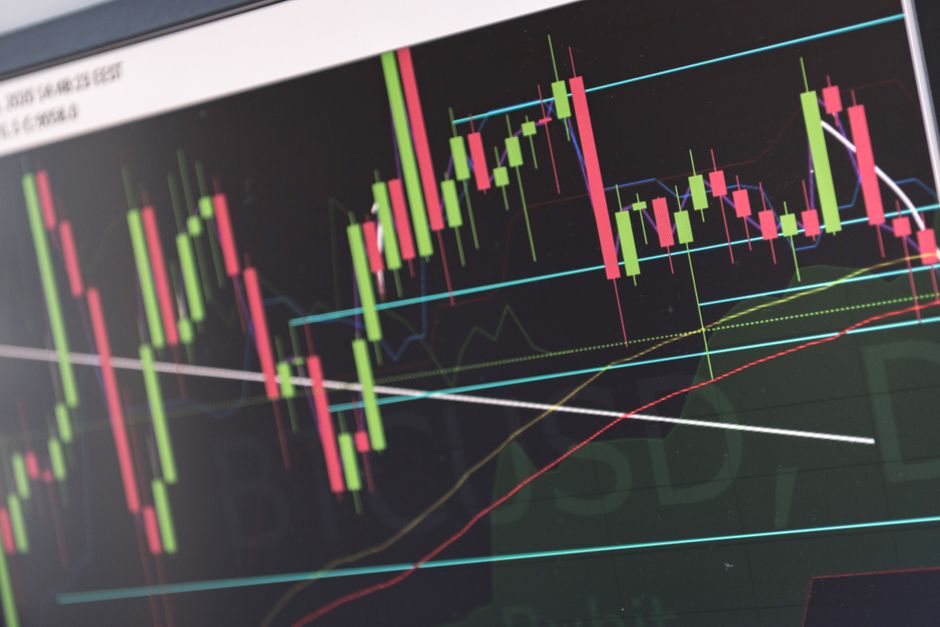 Prediction market trading interface showing probability charts